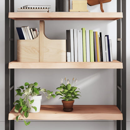 Nástěnná Police Neošetřené Masivní Dubové Dřevo Přírodní