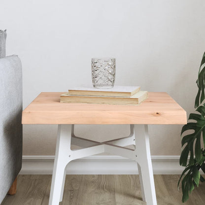 Stolní Deska 120X50X(2-6)Cm Neošetřený Masivní Dřevo Živá Hrana Přírodní