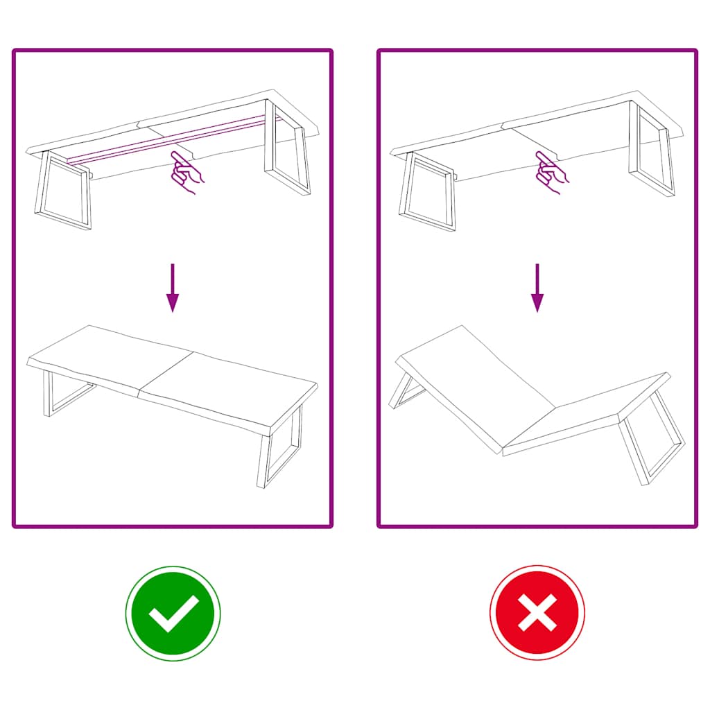 Stolní Deska 120X50X(2-6)Cm Neošetřený Masivní Dřevo Živá Hrana Přírodní