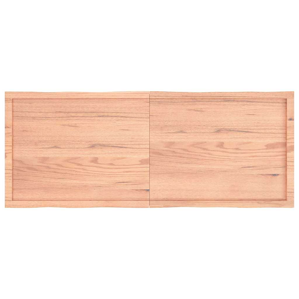 Stolní Deska Hnědá 160X60X(2-4)Cm Ošetřený Dřevo Živá Hrana