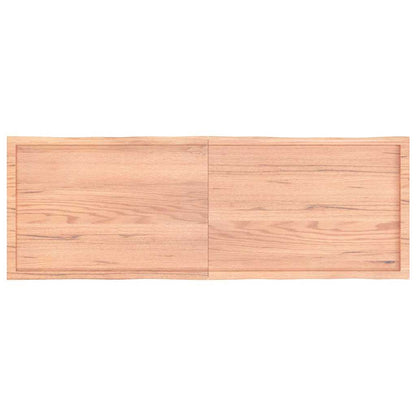 Stolní Deska Hnědá 180X60X(2-4)Cm Ošetřený Dřevo Živá Hrana