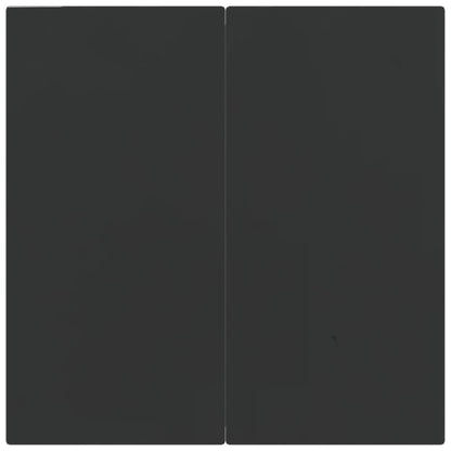 3Dílný Zahradní Jídelní Set S Poduškami Černý A Šedý Polyratan Šedá