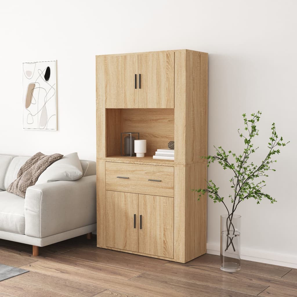 Skříň Highboard Kompozitní Dřevo