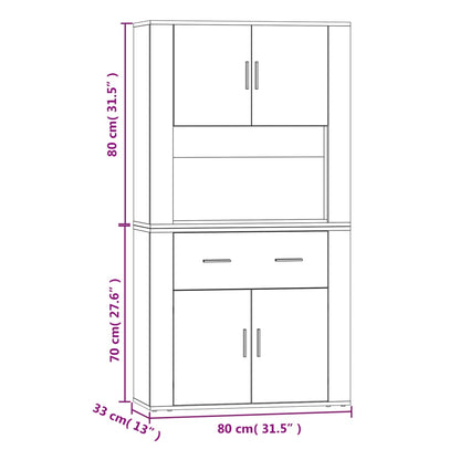 Skříň Highboard Kompozitní Dřevo