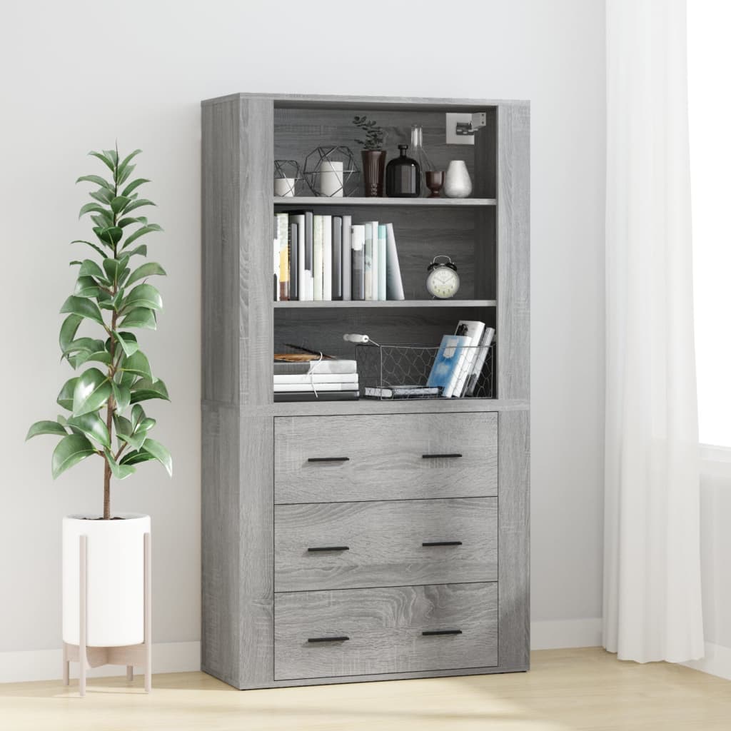 Skříň Highboard Kompozitní Dřevo