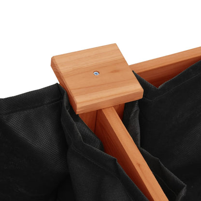 Truhlík S Vložkou Hnědý Masivní Jedlové Dřevo