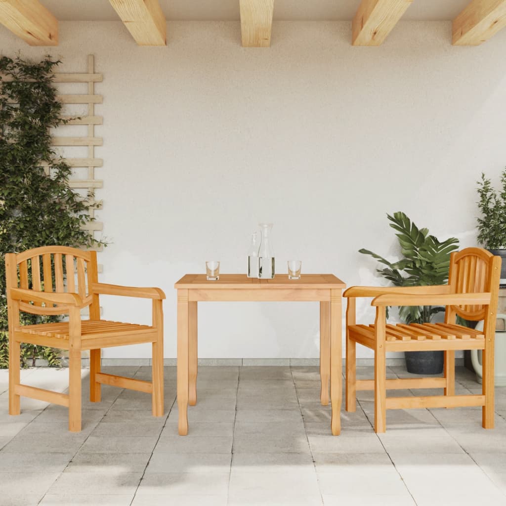 Zahradní Židle 4 Ks 58 X 59 X 88 Cm Masivní Teakové Dřevo