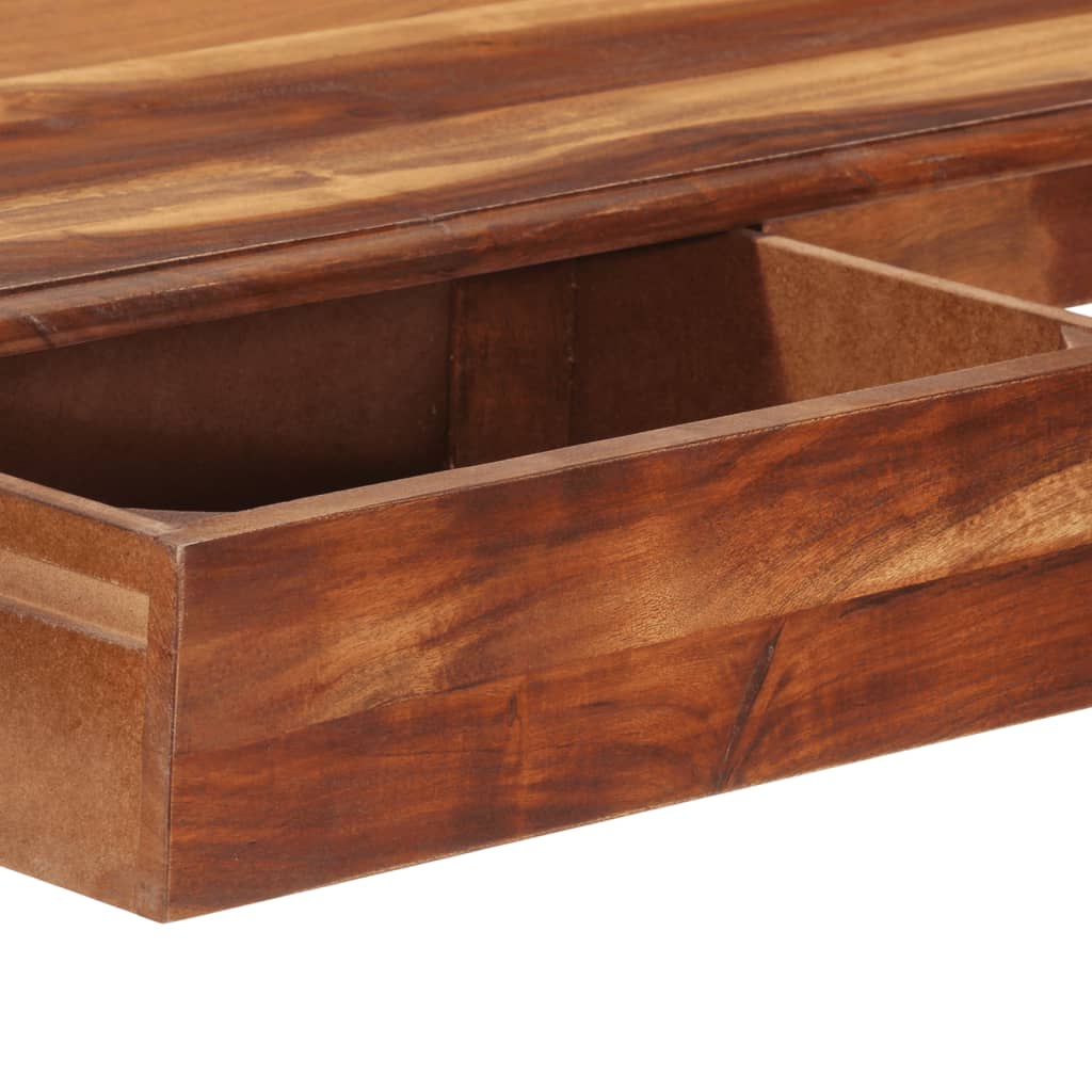 Psací Stůl Se Zásuvkami 110 X 50 X 77 Cm Masivní Akáciové Dřevo