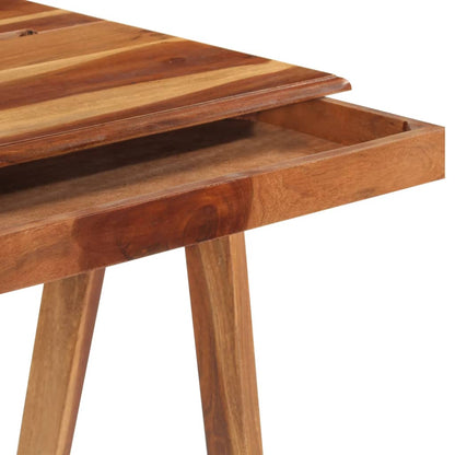 Psací Stůl Se Zásuvkami 110 X 50 X 77 Cm Masivní Akáciové Dřevo