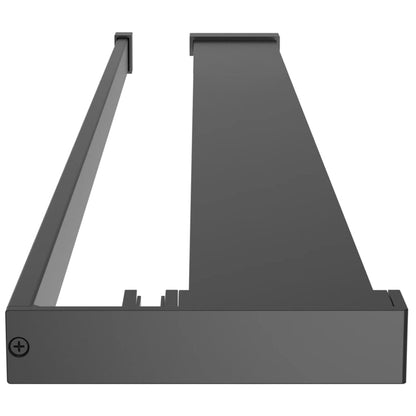 Zástěna Do Průchozí Sprchy S Policí Černá Esg/Hliník