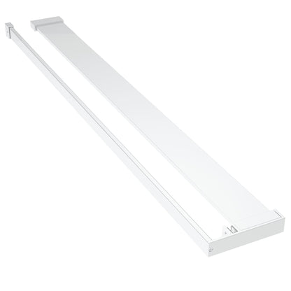 Zástěna Do Průchozí Sprchy S Policí Chrom 90X195 Cm Esg/Hliník