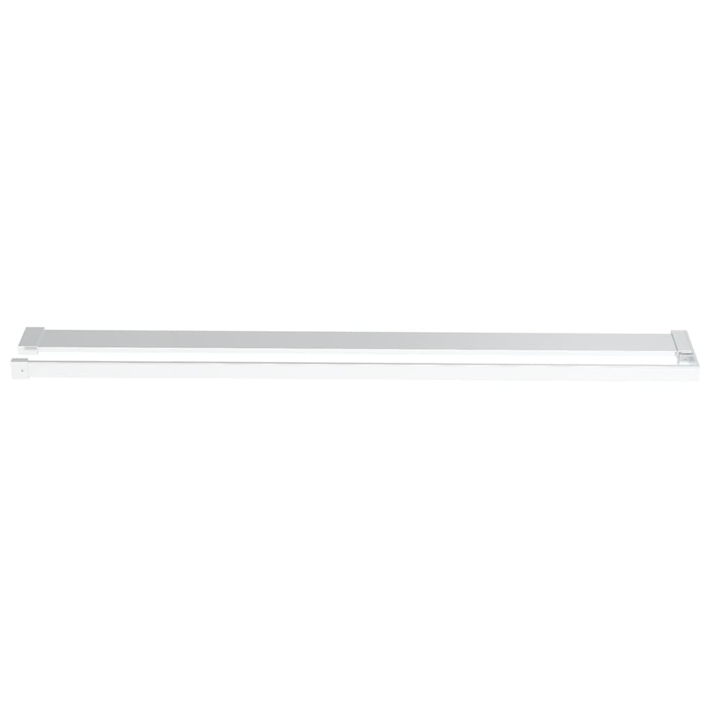 Zástěna Do Průchozí Sprchy S Policí Chrom 115X195 Cm Esg/Hliník