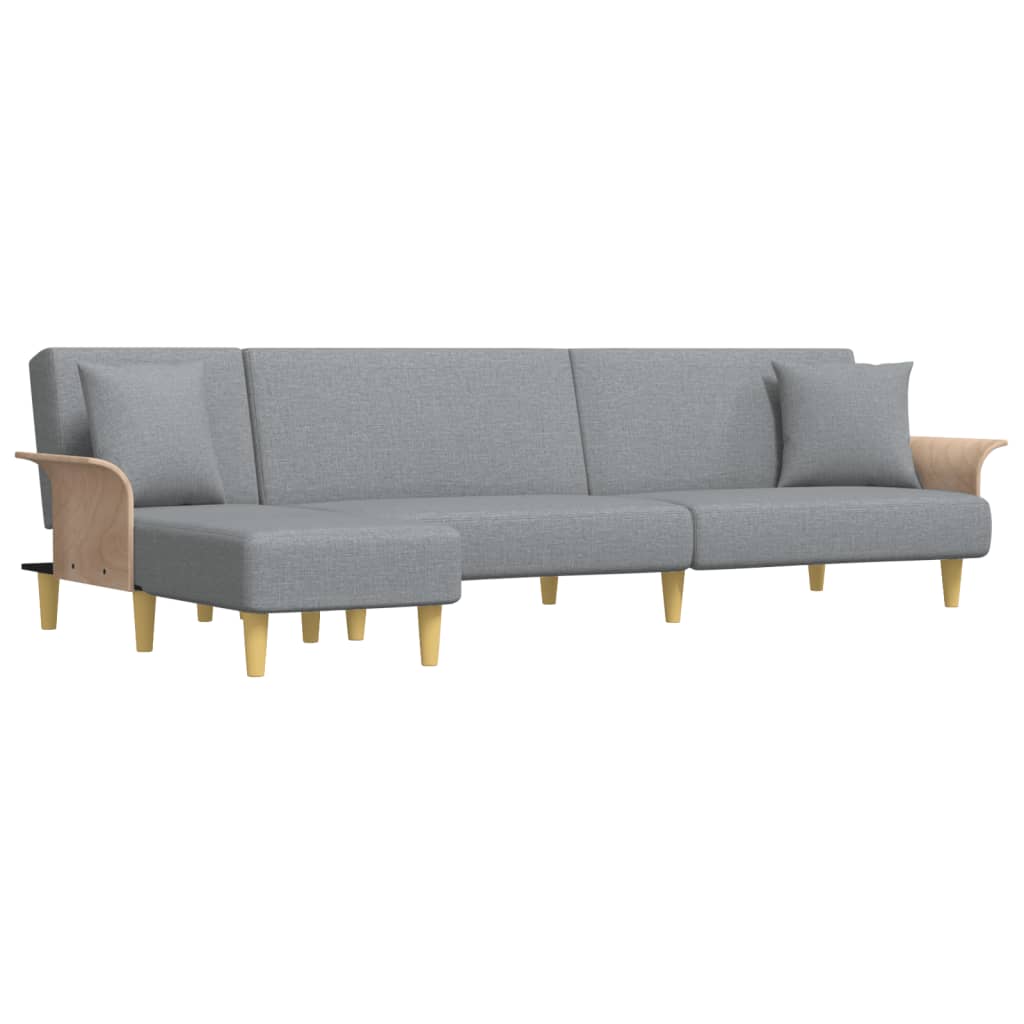 Rozkládací Pohovka Ve Tvaru L 279X140X70 Cm Textil