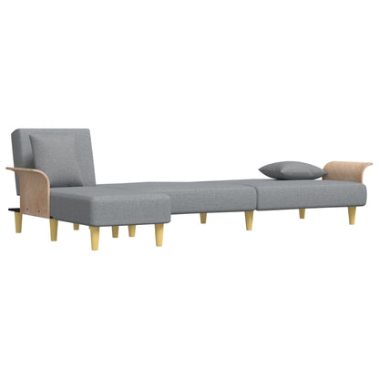 Rozkládací Pohovka Ve Tvaru L 279X140X70 Cm Textil
