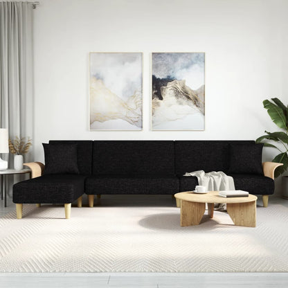 Rozkládací Pohovka Ve Tvaru L 279X140X70 Cm Textil