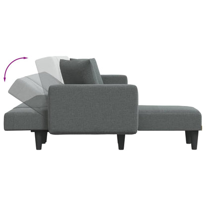 Rozkládací Pohovka Ve Tvaru L 275X140X70 Cm Textil