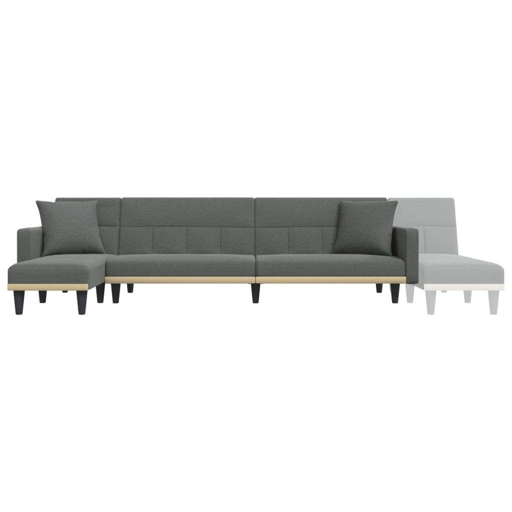 Rozkládací Pohovka Ve Tvaru L 275X140X70 Cm Textil