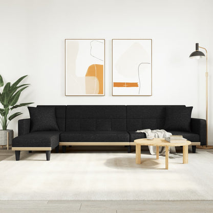 Rozkládací Pohovka Ve Tvaru L 275X140X70 Cm Textil