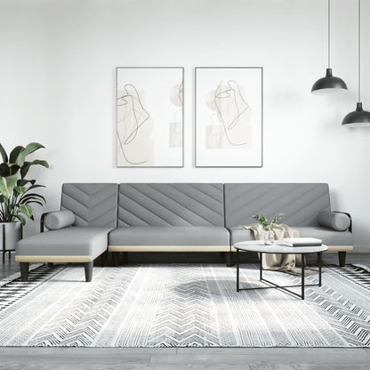 Rozkládací Pohovka Ve Tvaru L 260X140X70 Cm Textil