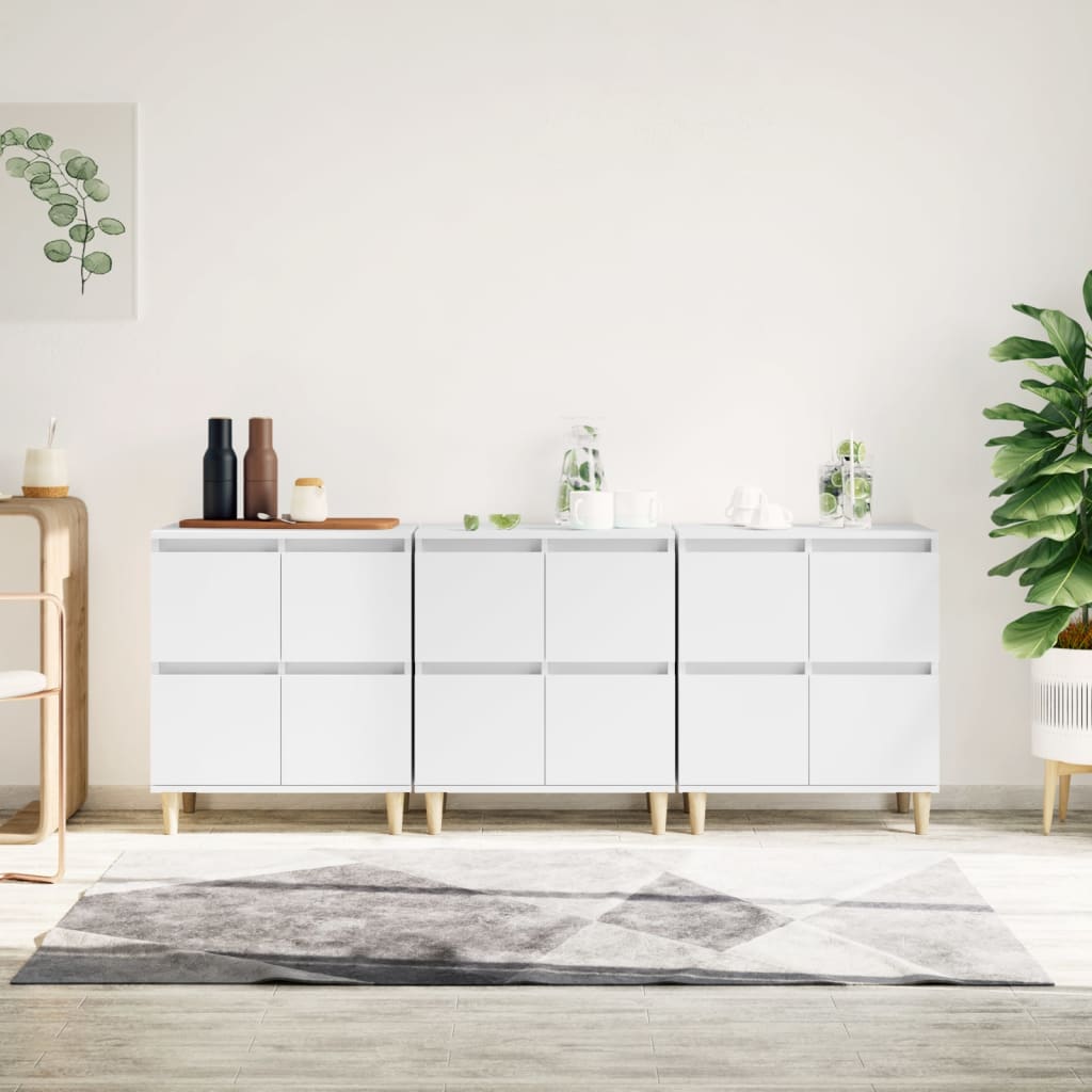 Příborníky 2 Ks 60 X 35 X 70 Cm Kompozitní Dřevo