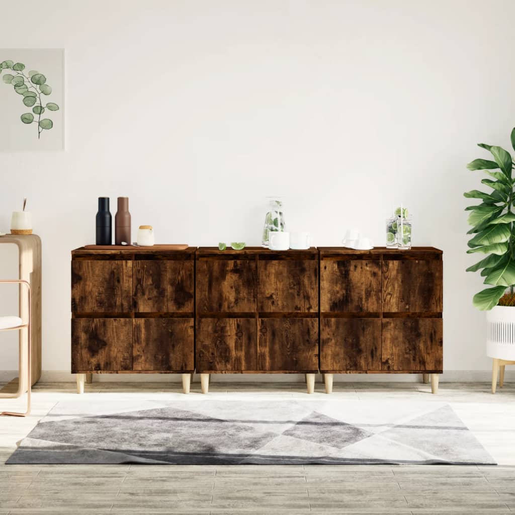 Příborníky 2 Ks 60 X 35 X 70 Cm Kompozitní Dřevo