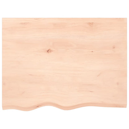 Koupelnová Deska 80X60X(2-6) Cm Neošetřené Masivní Dřevo