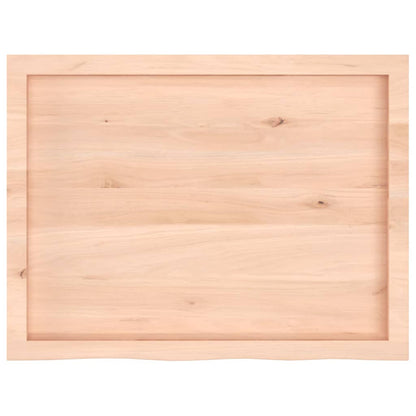 Koupelnová Deska 80X60X(2-6) Cm Neošetřené Masivní Dřevo