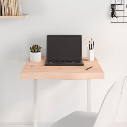 Stolní Deska Neošetřené Masivní Dubové Dřevo Přírodní