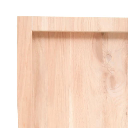 Stolní Deska 80X60X(2-6) Cm Neošetřený Masivní Dubové Dřevo