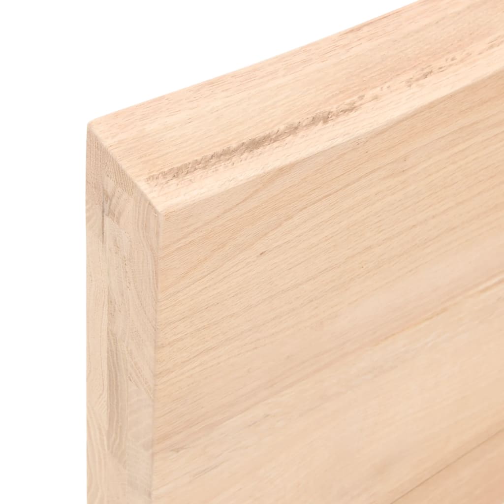Stolní Deska 80X60X(2-6) Cm Neošetřený Masivní Dubové Dřevo