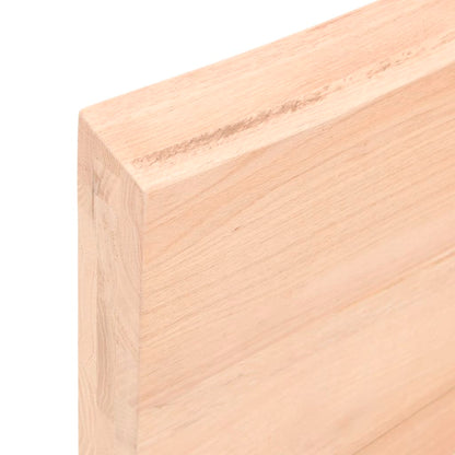 Stolní Deska 80X60X(2-6) Cm Neošetřený Masivní Dubové Dřevo