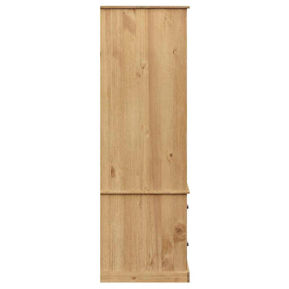 Šatní Skříň Vigo 90 X 55 X 170 Cm Masivní Borové Dřevo