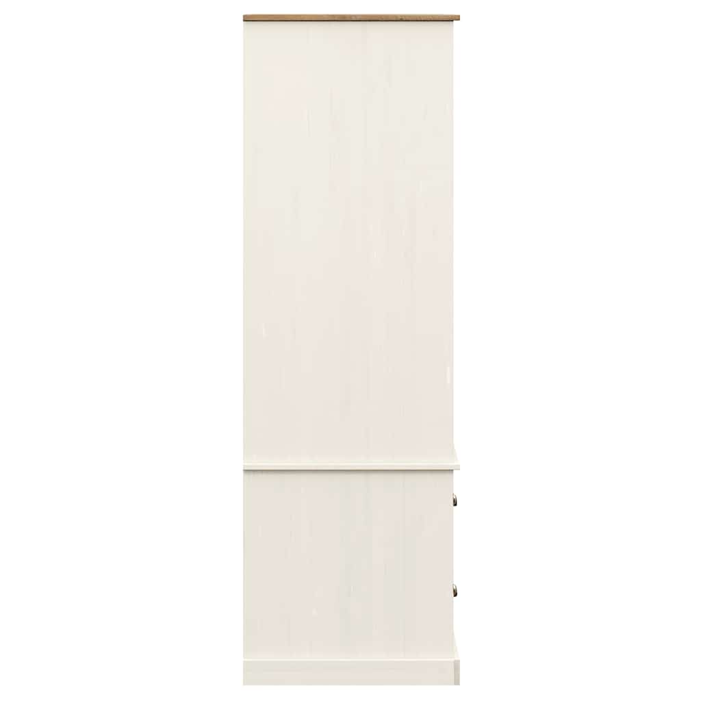 Šatní Skříň Vigo 90 X 55 X 170 Cm Masivní Borové Dřevo