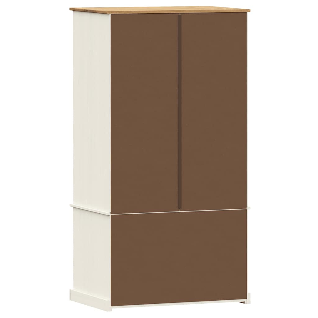 Šatní Skříň Vigo 90 X 55 X 170 Cm Masivní Borové Dřevo