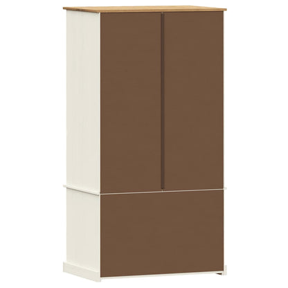 Šatní Skříň Vigo 90 X 55 X 170 Cm Masivní Borové Dřevo