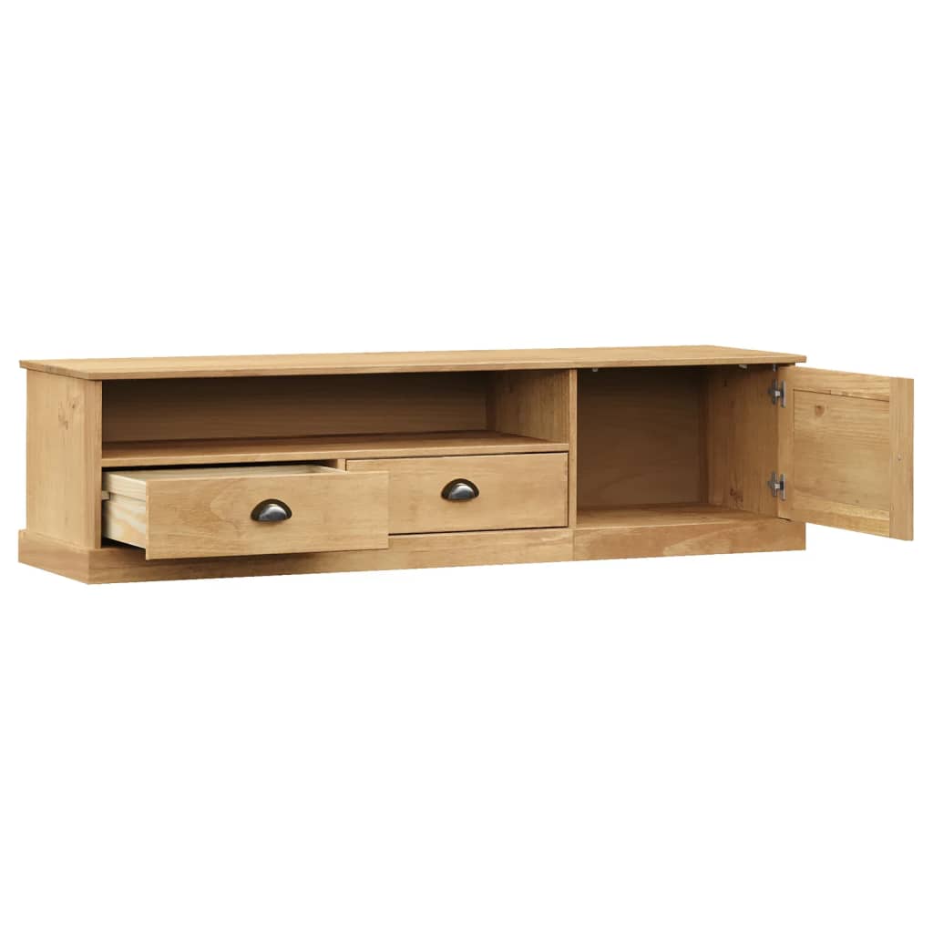 Tv Stolek Vigo 156 X 40 X 40 Cm Masivní Borové Dřevo