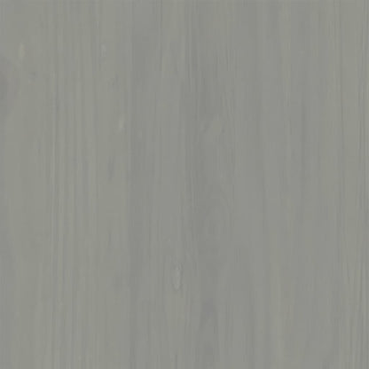 Lavice S Botníkem Vigo Šedá 106X35X45 Cm Masivní Borové Dřevo