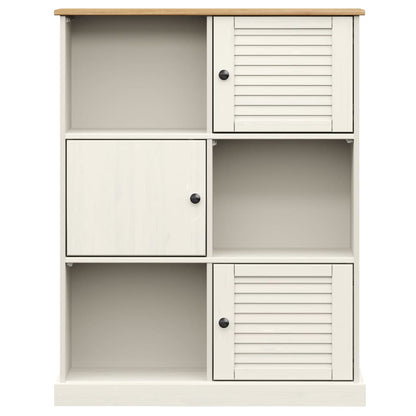 Knihovna Vigo 90 X 35 X 114,5 Cm Masivní Borové Dřevo