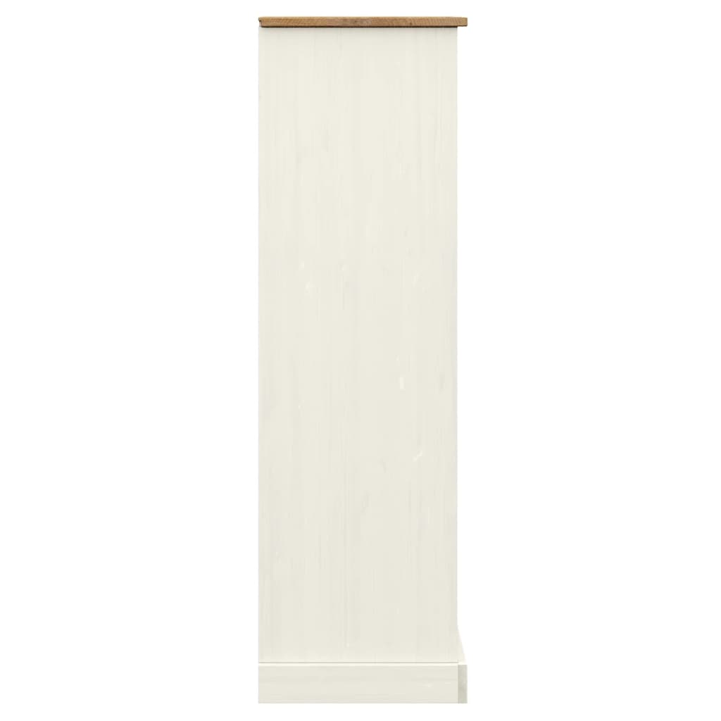 Knihovna Vigo 90 X 35 X 114,5 Cm Masivní Borové Dřevo