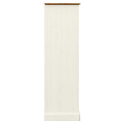 Knihovna Vigo 90 X 35 X 114,5 Cm Masivní Borové Dřevo