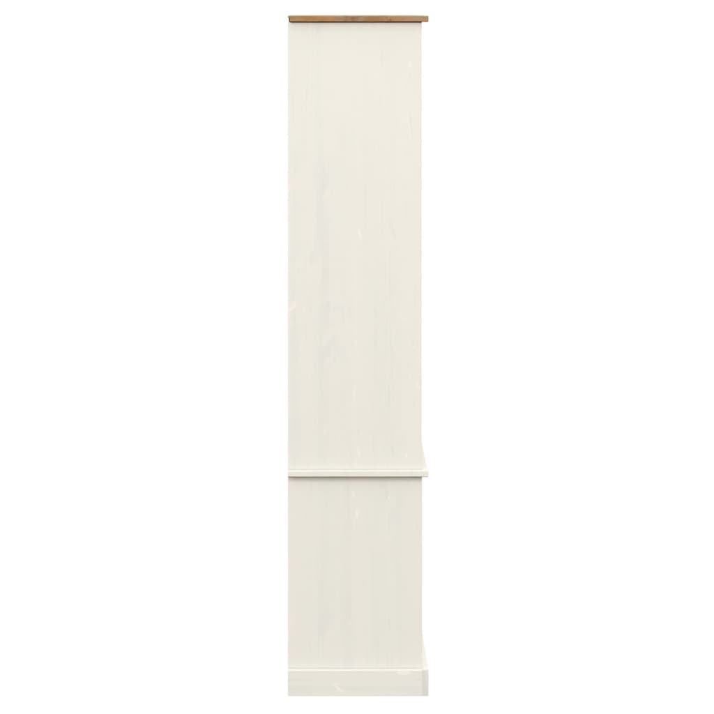 Prosklená Vitrína Vigo 85X35X170 Cm Masivní Borové Dřevo