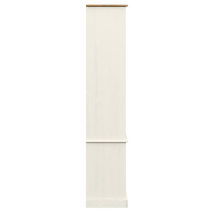 Prosklená Vitrína Vigo 85X35X170 Cm Masivní Borové Dřevo