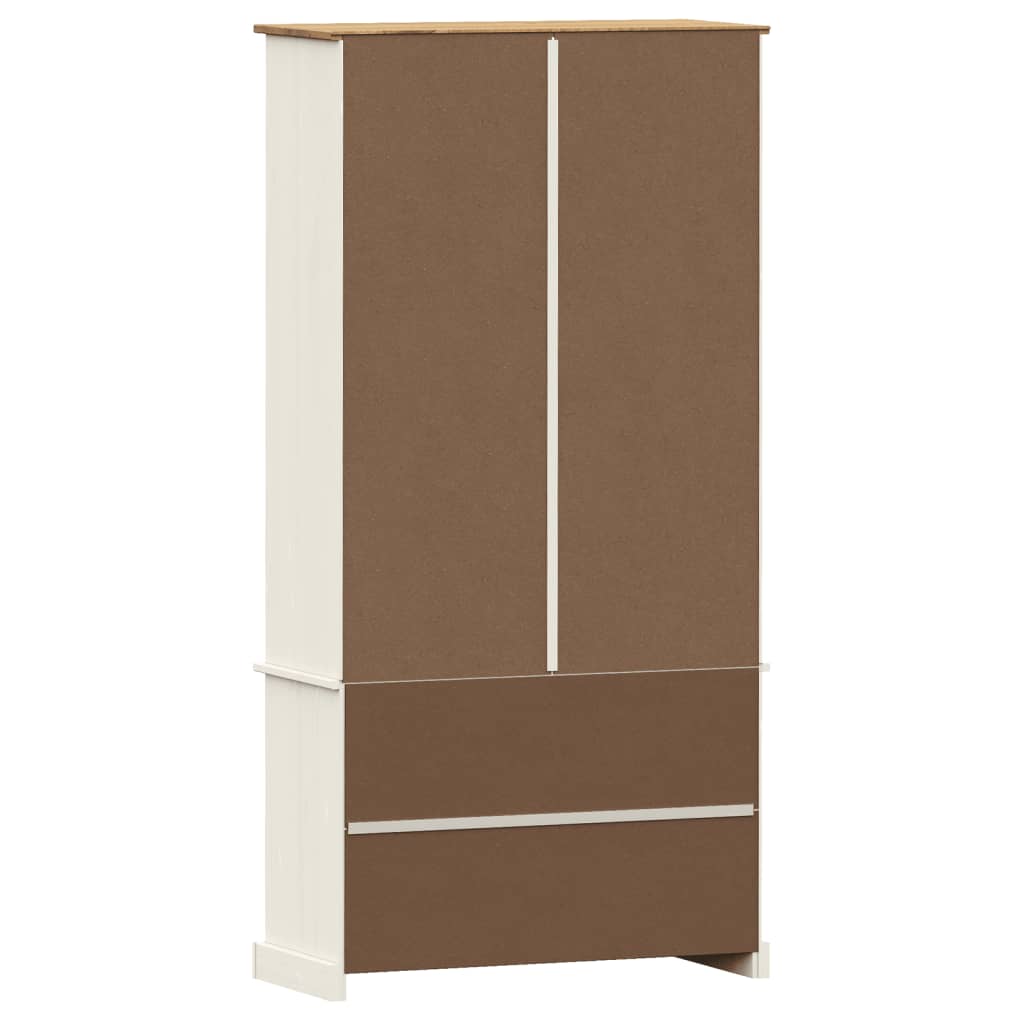 Prosklená Vitrína Vigo 85X35X170 Cm Masivní Borové Dřevo