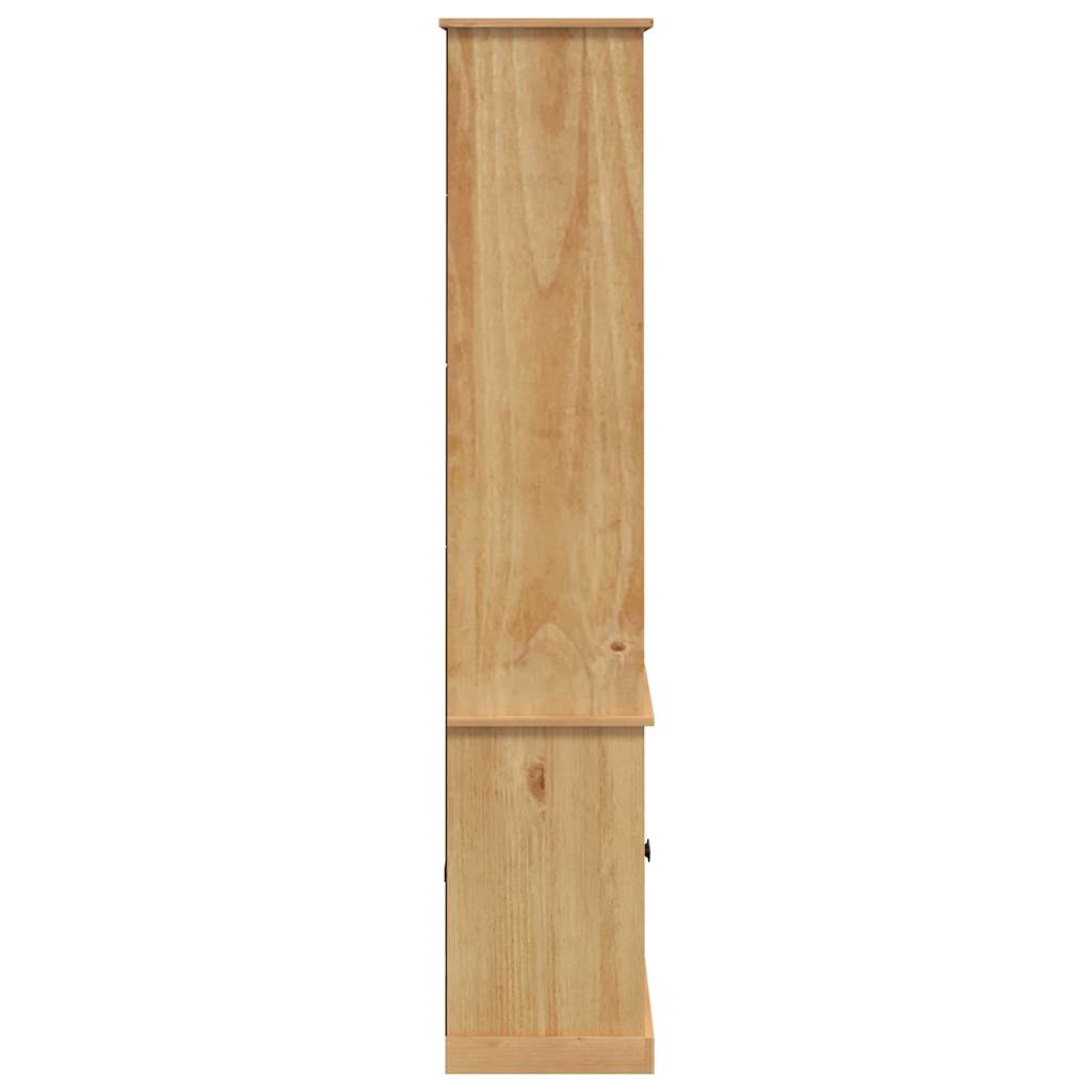 Knihovna Vigo 85 X 35 X 170 Cm Masivní Borové Dřevo