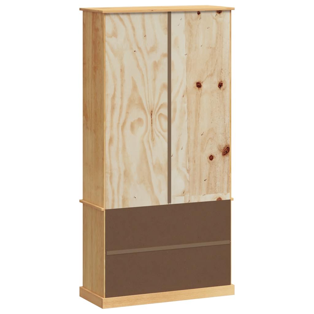 Knihovna Vigo 85 X 35 X 170 Cm Masivní Borové Dřevo