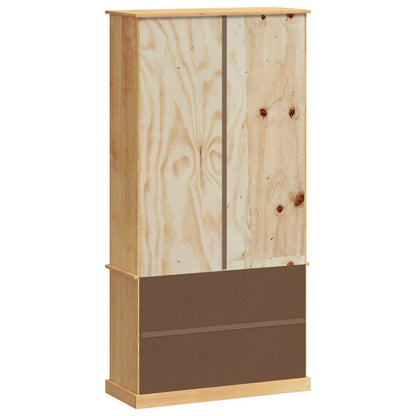Knihovna Vigo 85 X 35 X 170 Cm Masivní Borové Dřevo