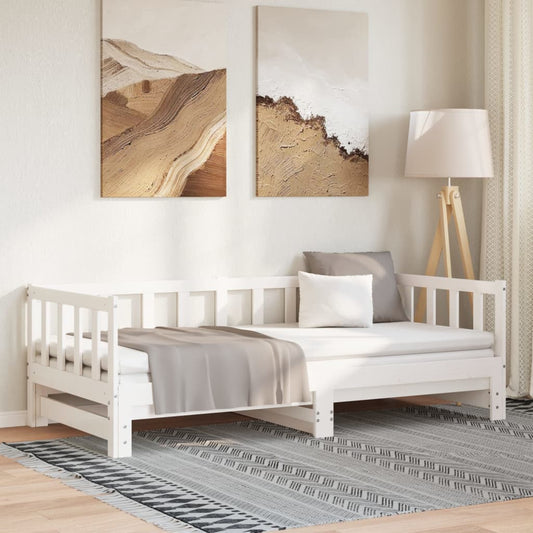 Výsuvná Postel 2X (90 X 200) Cm Masivní Borovice