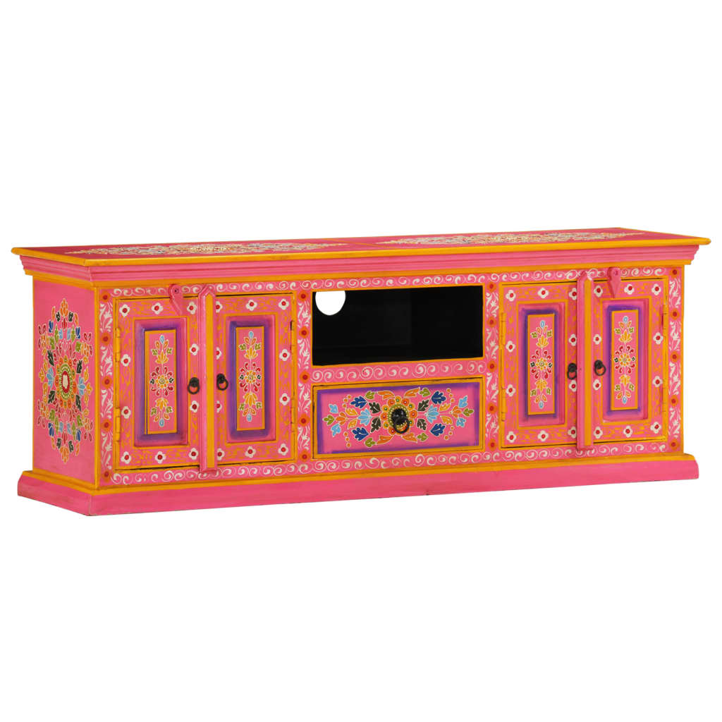 Tv Skříňka 110 X 30 X 40 Cm Masivní Mangovníkové Dřevo