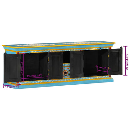 Tv Skříňka 110 X 30 X 40 Cm Masivní Mangovníkové Dřevo