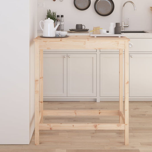 Barový Stolek 100 X 50 X 110 Cm Masivní Borové Dřevo